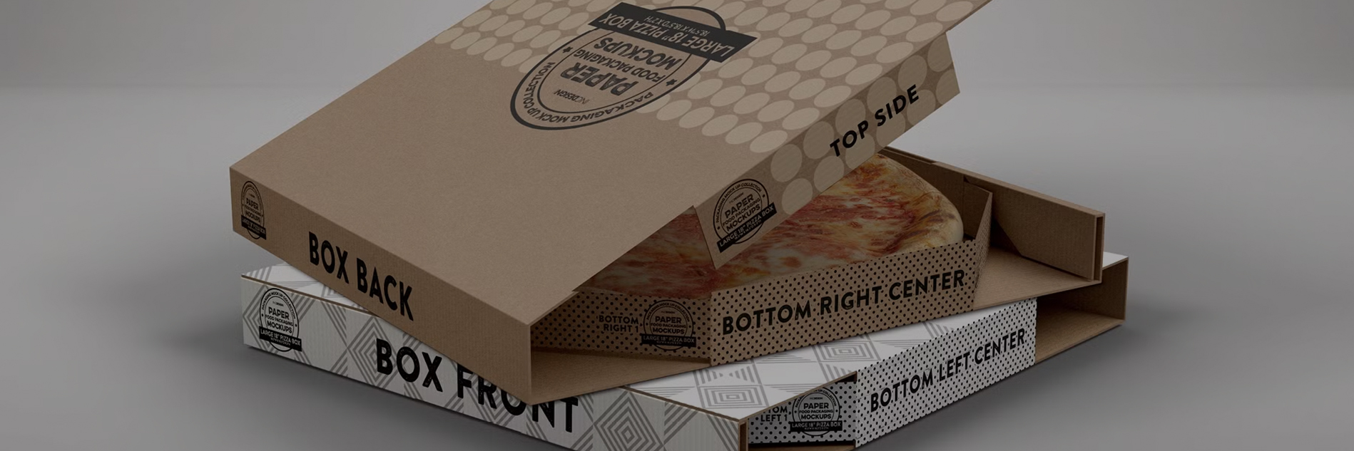Gıda Kutuları, Food Boxes Banner